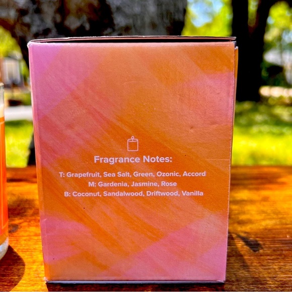 🍋2/$30 NIB Lasting Smiles Sea Salt & Citrus Aromatherapy Candle - Picture 2 of 4